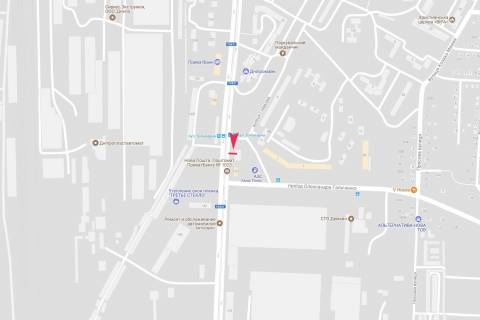Billboard B in Dnipro (Dnipropetrovsk), 3x6  Bogdana Hmel'nickogo prosp., 133. Za povorotom proizdu Gal'cenka. scheme