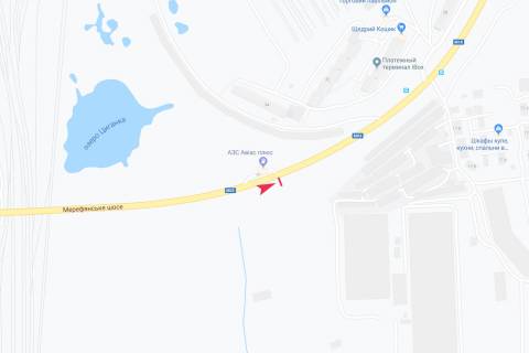 Billboard A in Kharkiv, 3х6  Meref'ans'ke sose (navproti budinku No 36), v centr scheme