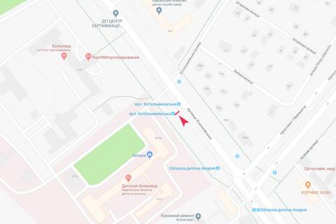 Citylight B in Zaporizhzhya Klockovskaa st., 337v (ostanovka "St. Kotel'nikovskaa") scheme