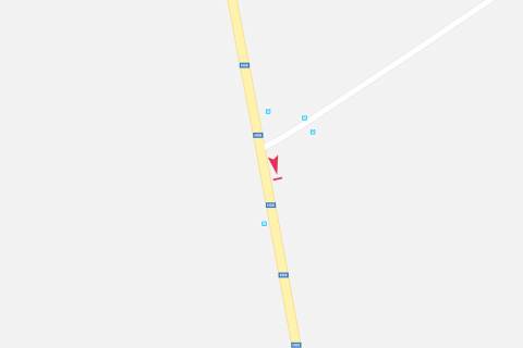 Billboard  in Dniprovske povorot s trassy. scheme