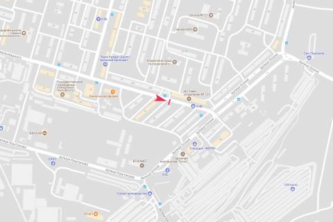Billboard A in Dnipro (Dnipropetrovsk), 3x6  Bogdana Hmel'nic'kogo st., 24 scheme