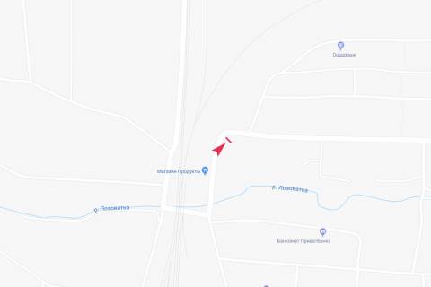 Billboard A in Kup'yansk-Vuzlovy, 3х6  viizd iz mista, magazin produkti, cerkva scheme
