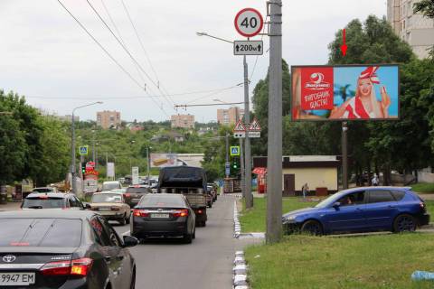 Billboard A in Dnipro (Dnipropetrovsk), 3х6  Ahsarova st., 18, v centr Photo 1