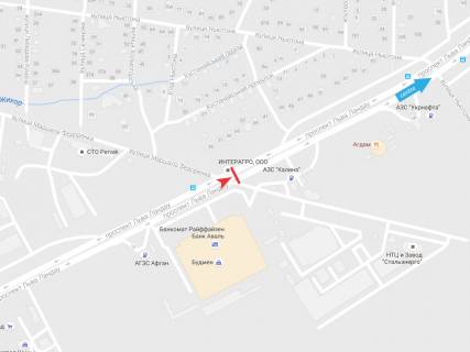 Prismatron, Prism A in Dnipro (Dnipropetrovsk), 3х6  L'va Landau pr-t, 31, v centr - 374524 scheme