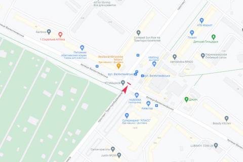 Billboard B in Kharkiv, 3х6  Валентинівська вул. - Тракторобудівників просп., 130/1 scheme