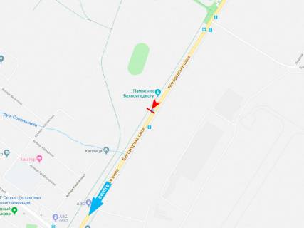 Citylight A in Zaporizhzhya Belgorodskoe sosse, 7-A (2) (ostanovka "Velocentr") scheme