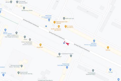 Citylight B in Kharkiv, 1,24х1,84  Valentinivs'ka st., 22 scheme