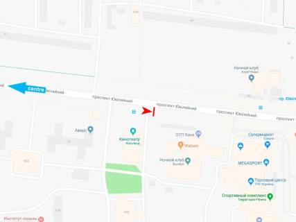 Prismatron, Prism A in Dnipro (Dnipropetrovsk), 3х6  Uvilejnij pr-t, 54, z centru (Bolero) - 374361 scheme