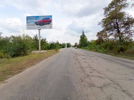 Billboard B in Dnipro (Dnipropetrovsk), 3х6  v'ez v gorod so storony Sipilovki Photo 1