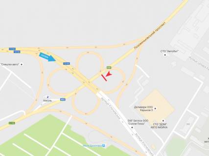 Billboard B in Kharkiv, 3х6  Klockivs'ka st., 370 - Lozoven'kivs'kij pr-t (5) scheme