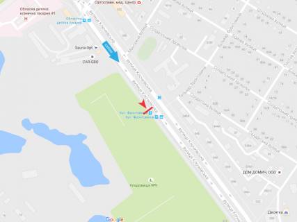 Citylight A in Kharkiv, 1,24х1,84  Klockivs'ka st. - bst. Frontovikiv,  (zupinka bst. Frontovikiv) scheme