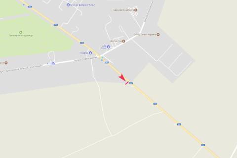 Billboard A in Dnipro (Dnipropetrovsk), 3x6  Asnopolans'ka st. - Aeroportivs'ka st.  (300 metriv za perehrestam) (storona A) scheme