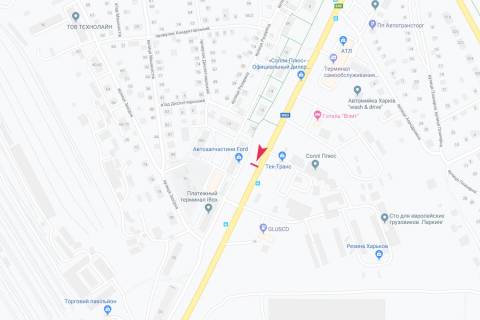 Billboard A in Kharkiv, 1,24х1,84  Meref'ans'ke sose, 20 (zupinka Rezervna), z centru scheme