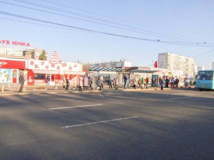 Citylight A in Kharkiv, 1,24х1,84  Uvilejnij pr-t, 55-A (2) (zupinka prospekt Traktorobudivnikiv), z centru Photo 1