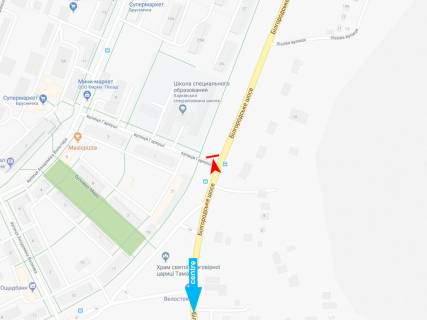 Billboard B in Kharkiv, 3х6  Akademika Kurcatova pr-t, 23 - Garkusi Illli st., z centru scheme