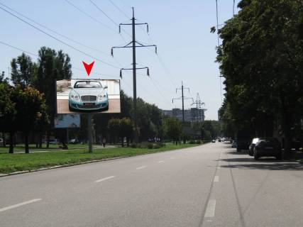 Billboard A in Dnipro (Dnipropetrovsk), 3x6  Oleksandra Pola pr-t, 96. Napramok ruhu transportu vgoru, do st. Titova Photo 1
