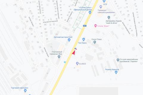 Citylight A in Kharkiv, 1,24х1,84  Meref'ans'ke sose, 13-b (zupinka Rezervna), z centru scheme