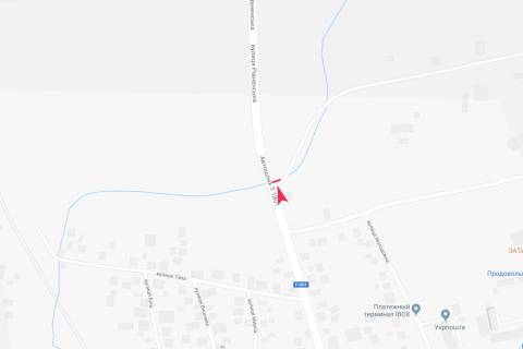 Billboard A in Kvasyliv, 3х6  viizd na trasu scheme