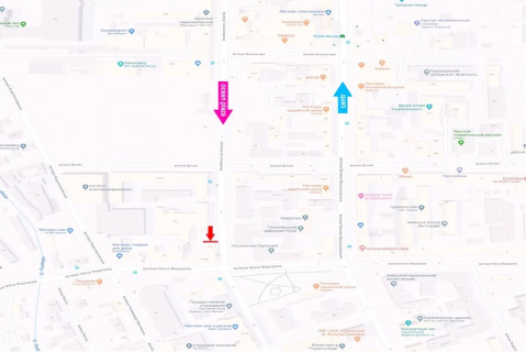 Facade Banners A in Kyiv Антоновича вул., 62 scheme