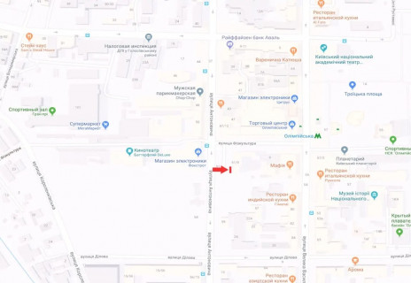 Facade Banners A in Kyiv Антоновича вул., 51 scheme