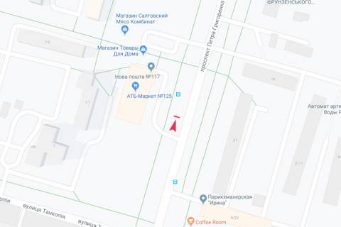 Billboard B in Kharkiv, 3х6  Petra Grigorenka pr-t, 4-B, v centr scheme