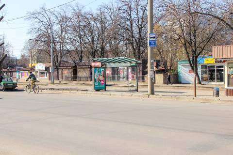 Citylight A in Kharkiv, 1,24х1,84  Saltivs'ke sose, 145 (zupinka Ruslana Plohod'ka), z centru Photo 1