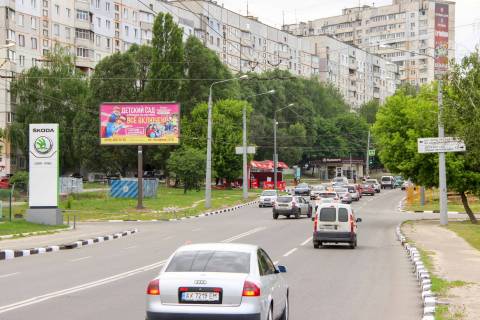Billboard B in Dnipro (Dnipropetrovsk), 3х6  Ahsarova st., 20, z centru Photo 1