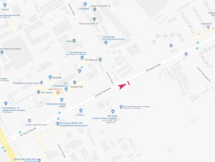 Billboard A in Dnipro (Dnipropetrovsk), 3x6  - scheme