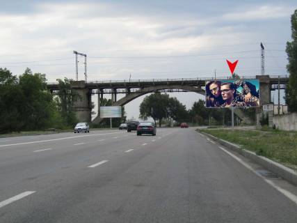 Billboard A in Dnipro (Dnipropetrovsk), 3x6  Marsala Malinovs'kogo st. (Baza Metaloprokatu) Photo 1