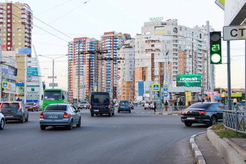 Video Billboard A in Kharkiv, 6x3  Nauki pr-t - 23 Serpna st., m. 23 Serpna (Supermarket "KLAS", TC "Ruh", skver "Soldat", rinok "Pavlove Pole", k-t "Dovzenka"), z centru - 457660 Photo 1
