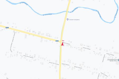 Billboard A in Ladizhin, 3х6  viizd iz mista (na perehresti) scheme