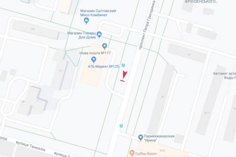 Billboard A in Kharkiv, 3х6  Petra Grigorenka pr-t, 4-B, z centru scheme