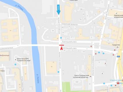 Scrolller, Scroll A in Kharkiv, 3,1х2,2  Klockivs'ka st. -  Bursac'kij uzviz, z centru - 528603 scheme
