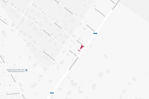 Billboard A in Znamyanka Druga, 3х6  st. Dmitrievskaa naprotiv zavoda Pualson scheme