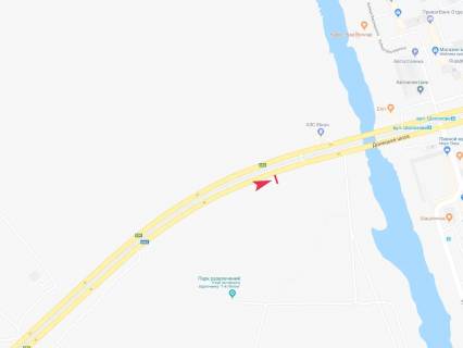 Billboard A in Dnipro (Dnipropetrovsk), 3x6  Донецьке шосе, з'їзд з Кайдацького моста на лівий берег scheme