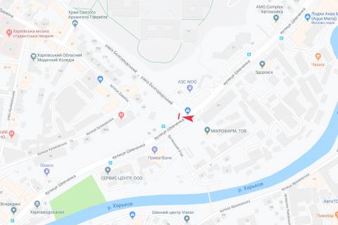 Prismatron, Prism A in Zaporizhzhya Sevcenko st. - Belgorodskij spusk, v centr, VIP - 186288 scheme
