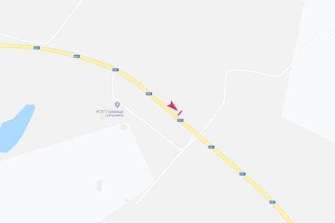 Billboard B in Gorodishche (Ternopil region) na Smelu scheme