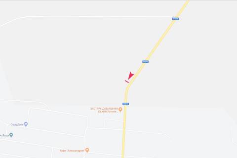 Billboard A in Dobropillya st. Persotravneva scheme