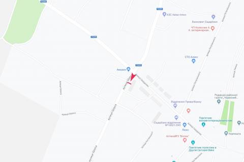Billboard B in Zaporizhzhya st. Sorsa scheme