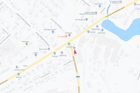 Billboard A in Shepetivka vyezd s goroda scheme