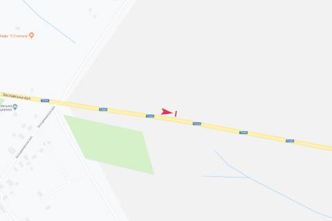 Billboard B in Zaporizhzhya V'ezd v gorod scheme