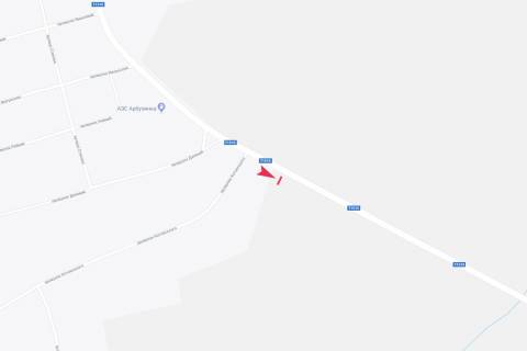 Billboard A in Uzin Vyezd na Bratskoe scheme