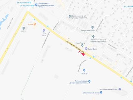Billboard B in Dnipro (Dnipropetrovsk), 3x6  - scheme