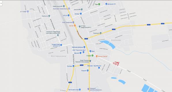 Billboard B in Podilsk (Kotovsk), 3х6  - scheme