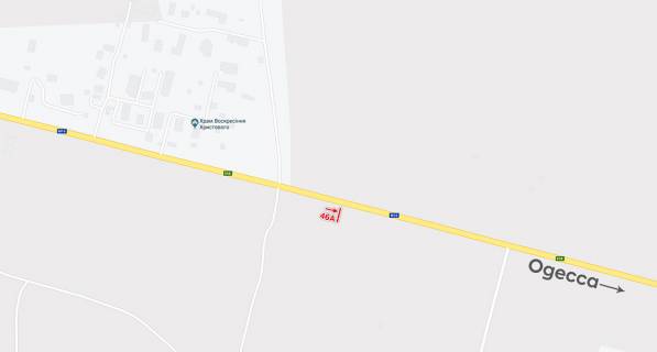 Billboard A in Odessa trasi, 3х6  Odessa-Kucurgany scheme