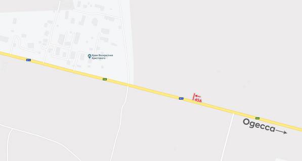 Billboard A in Odessa trasi, 3х6  Odessa-Kucurgany scheme