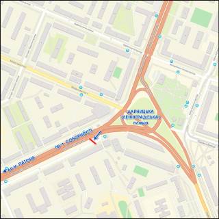 Video Billboard A in Kyiv, 5.76 x 2.88  Prospekt Sobornosti, 1, do mostu Patona ta centru - 403423 scheme