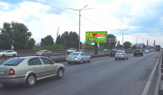 Video Billboard A in Kyiv, 5.76 x 2.88  Pivdennij mist, pravij bereg, rozpodiluvac, iz centru - 391067 Photo 1