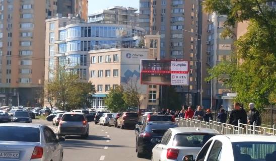 Prismatron, Prism A in Kyiv, 6.00 x 3.00  Raisi Okipnoi, 6, do Rusanivki ta mostu Patona - 55820 Photo 1