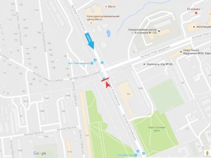 Citylight B in Kharkiv, 1,24х1,84  Klockovskaa st., 199b (2)  (ostanovka st.Novgorodskaa) scheme